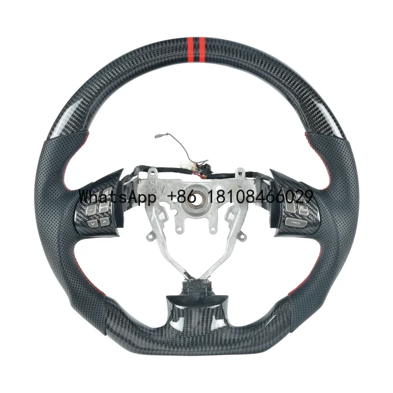 

100% Real Carbon Fiber Car Steering Wheel For Subaru Impreza Legacy WRX STI Forester