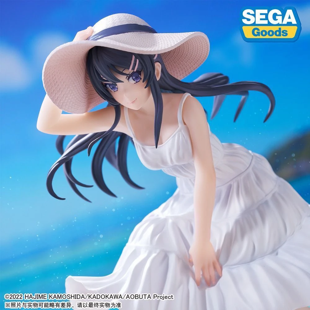 SEGA Rascal لا يحلم بفتاة الأرنب Senpai Mai Sakurajima فستان صيفي على شكل جائزة، JP أصلي/متوفر شحن سريع، ABS #4