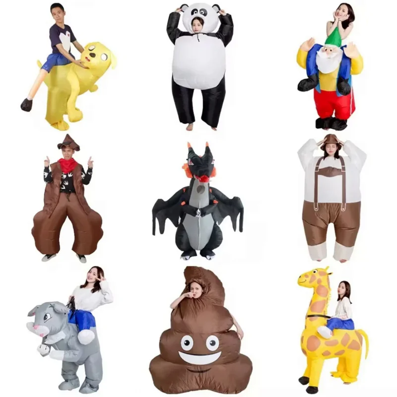 Simbit traje inflável para homens e mulheres, dança partidos, programas de TV, carnavais abertura, celebrações