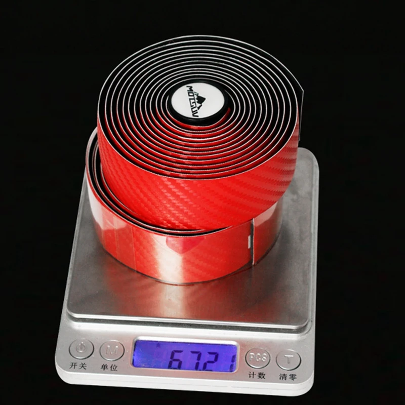 ABST  Road Bike Handlebar Tape Carbon Bicycle Bar Tape Damping Anti-Vibration +2 Bar Plug Cycling Accessories Black