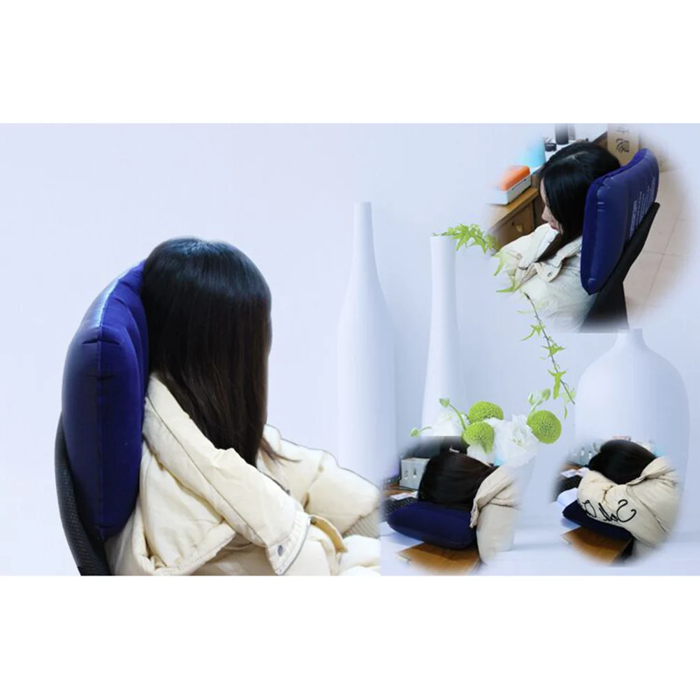

4pcs Inflatable Pillow Ultralight Neck Camping Outdoor Portable Travel Adjustable Ergonomic Design Prevention Cervical Pain