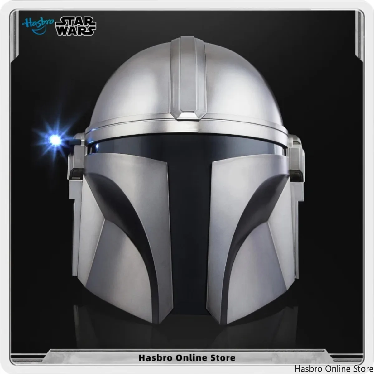 

Hasbro Star Wars The Black Series The Mandalorian Premium Electronic Helmet 1:1 Cosplay Mask Toy for Christmas Gift F0493