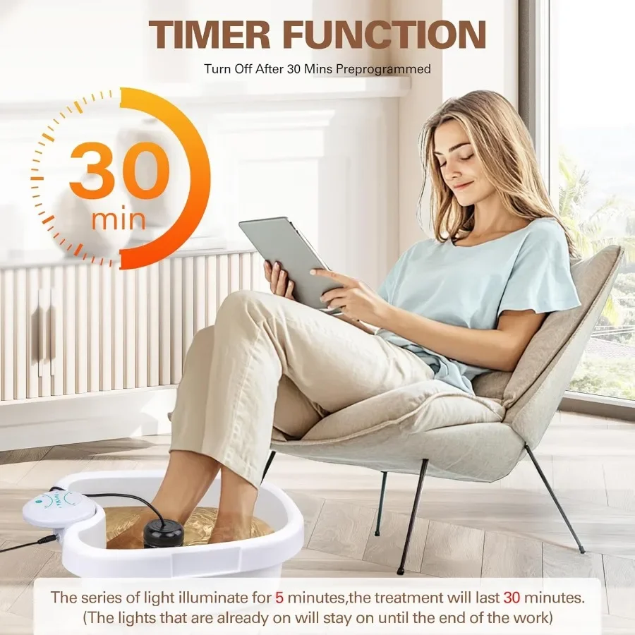 เครื่องล้างเท้าด้วยประจุไฟฟ้าสำหรับใช้ในบ้านและสปาระดับร้านเสริมสวย ระบบล้างพิษเพื่อสุขภาพขั้นสูงพร้อมระบบไฟฟ้าคู่