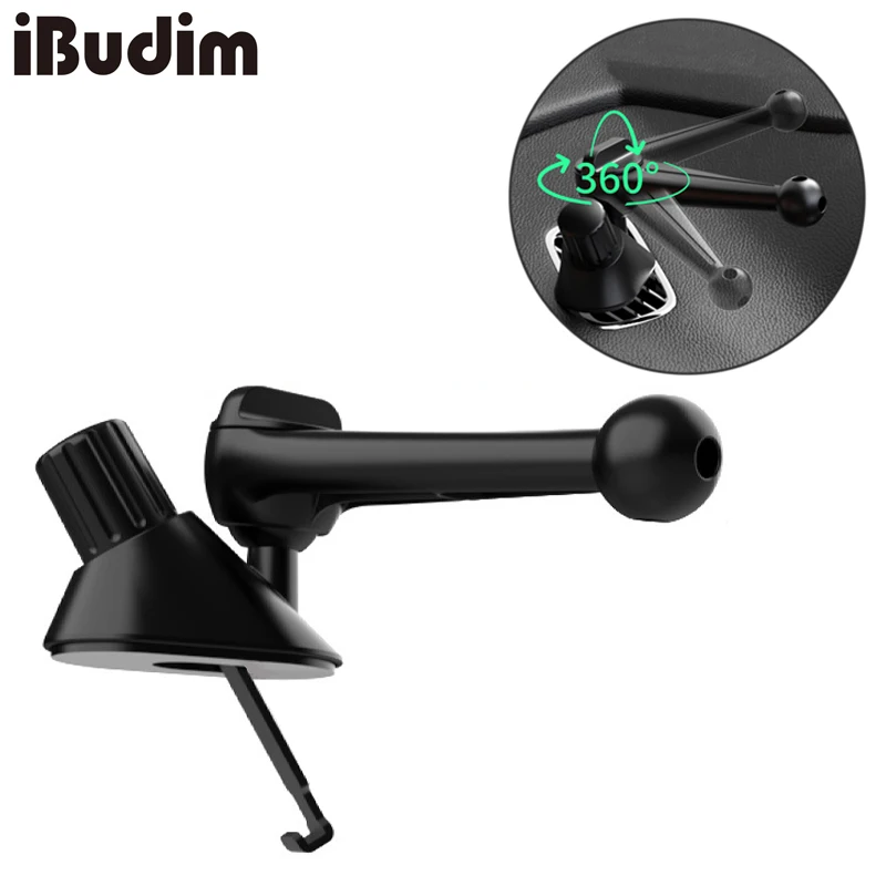 Base de Cabeça Esférica de 17mm para Suporte de Celular Automotivo, Suporte de Celular para Saída de Ar do Carro, Suporte GPS, Acessórios de Clipe para Saída de Ar Automotiva
