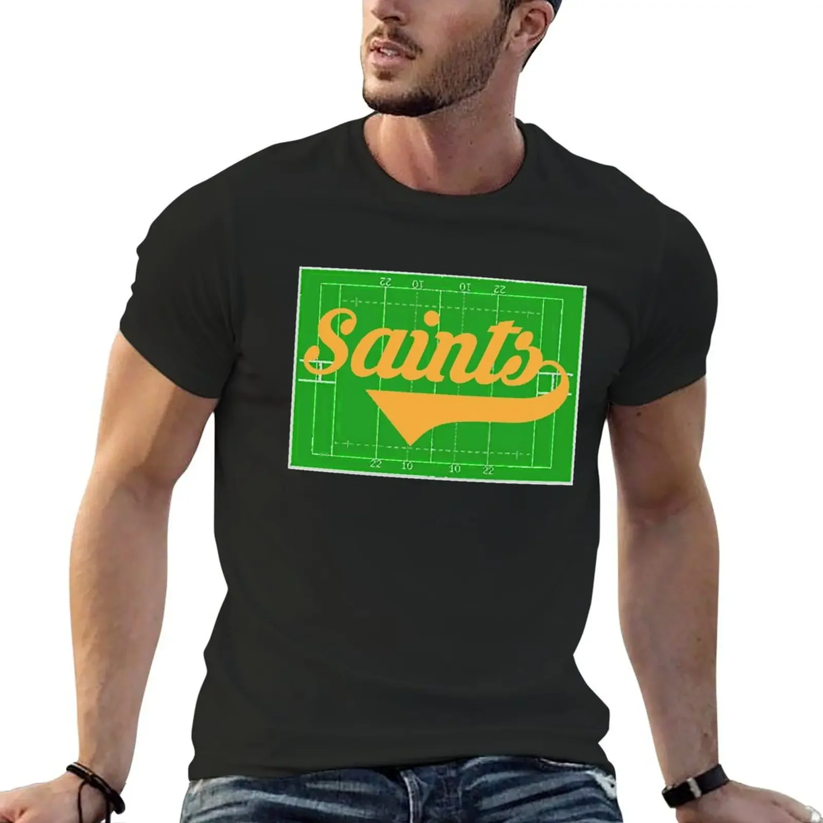 Northampton Saints Rugby Top English Union Present Gift T-Shirt oversized plain customs Men's cotton t-shirt