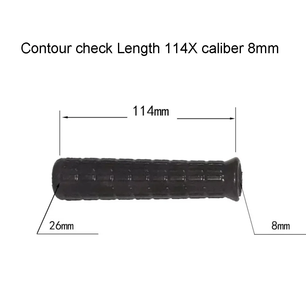 Experience Comfortable Handling 2Pcs Wheelbarrow Rubber Handles With Non Slip Groove Design For All Your Gardening Needs