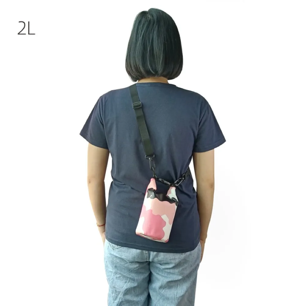 2L/5L/10L السباحة حزمة جيب للماء المنظم الرباط على ظهره مزدوجة سعة كبيرة السباحة حقيبة التخزين الأحذية #6