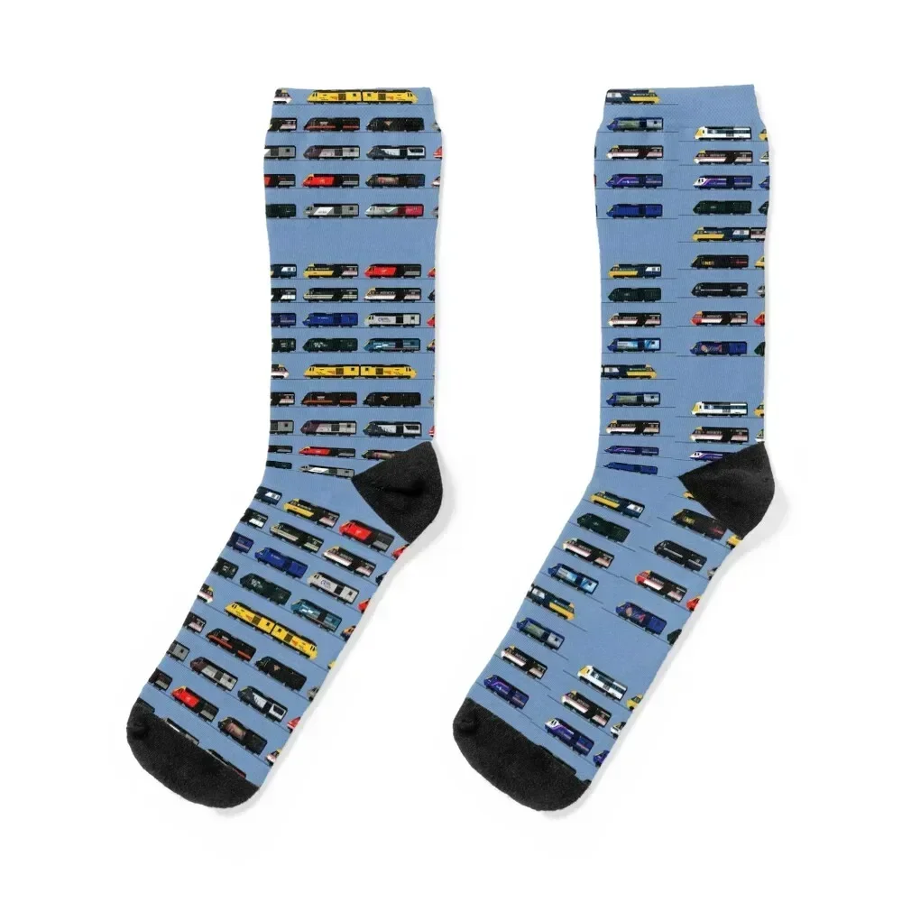 Class 43 HST intercity 125 liveries Socks cute luxe moving stockings Socks Men's Women's