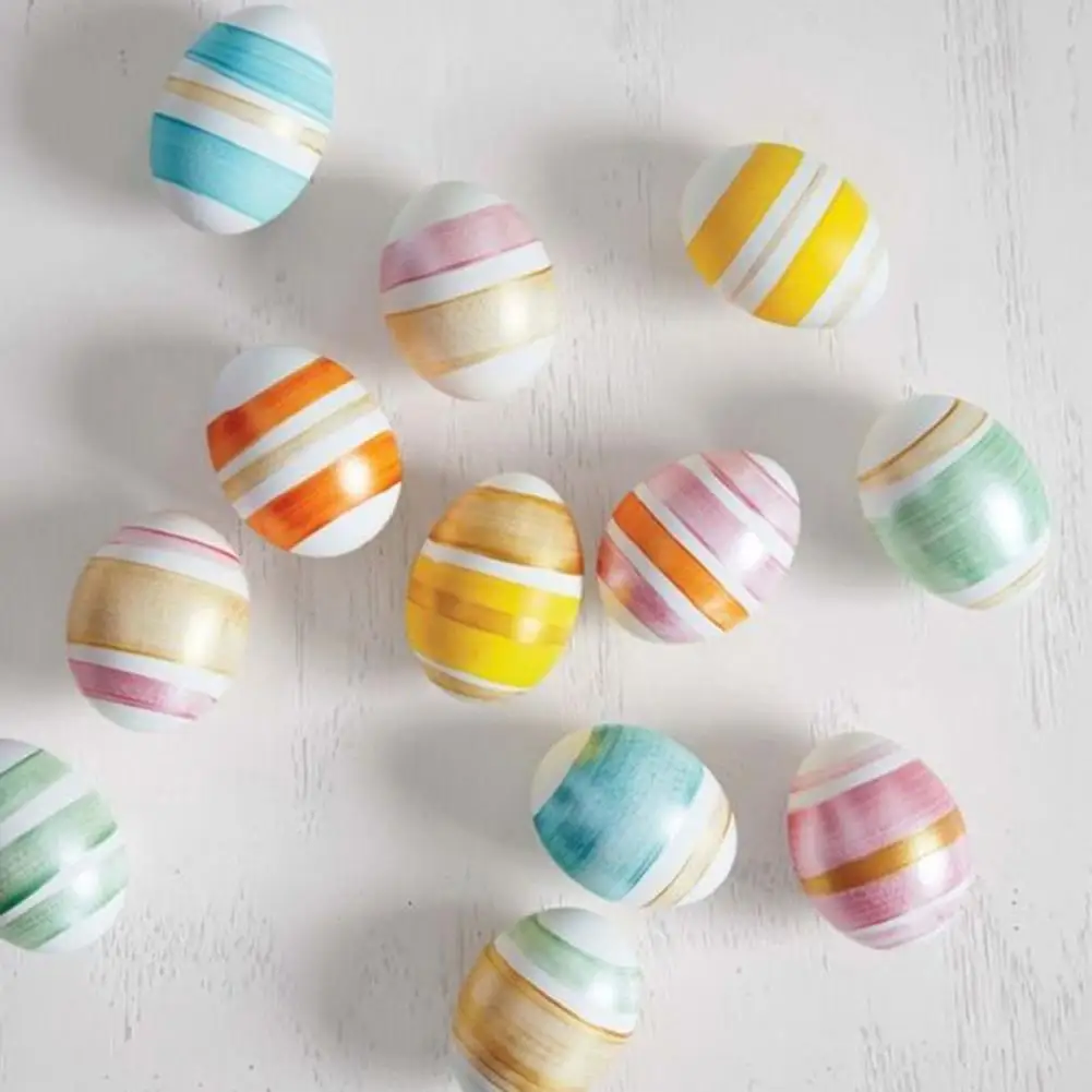 20 Stuks Paaseieren 4/6Cm Wit Schuim Ei Voor Pasen Diy Krans Decoratie Kids Diy Easter Kunstmatig Ei Home Party Gunst Benodigdheden