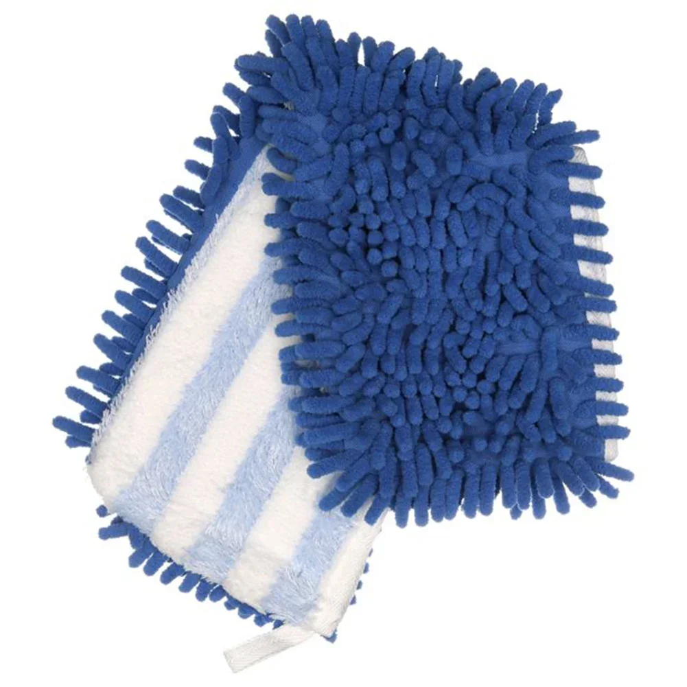 1pc Microfiber Mop Pad Reusable Super Dust Suction Flip Mop Replacement Pad Wet/Dry 18