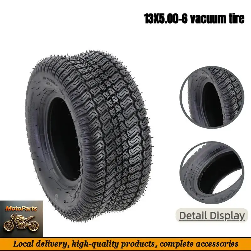 13X5.00-6 Vacuum Tires Tubeless Tyres for ATV Go-kart Mower 13 Inch Vacuum Widening Tyre Lawn Tyre 1/2pcs