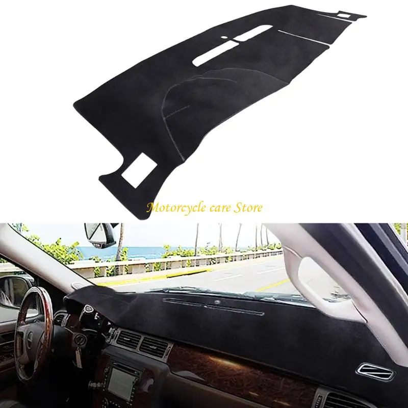 U75F Selected 2007-2014 Vehicle Instrument Panel Cover Mat, Polyester Cabin Cover with Upper Panel Profile for Cabin Use