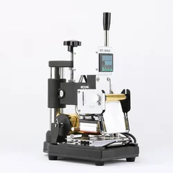 68D Model Manual Code Printer and WT-90AS Hot Stamping Bronzing Machine for PVC Card