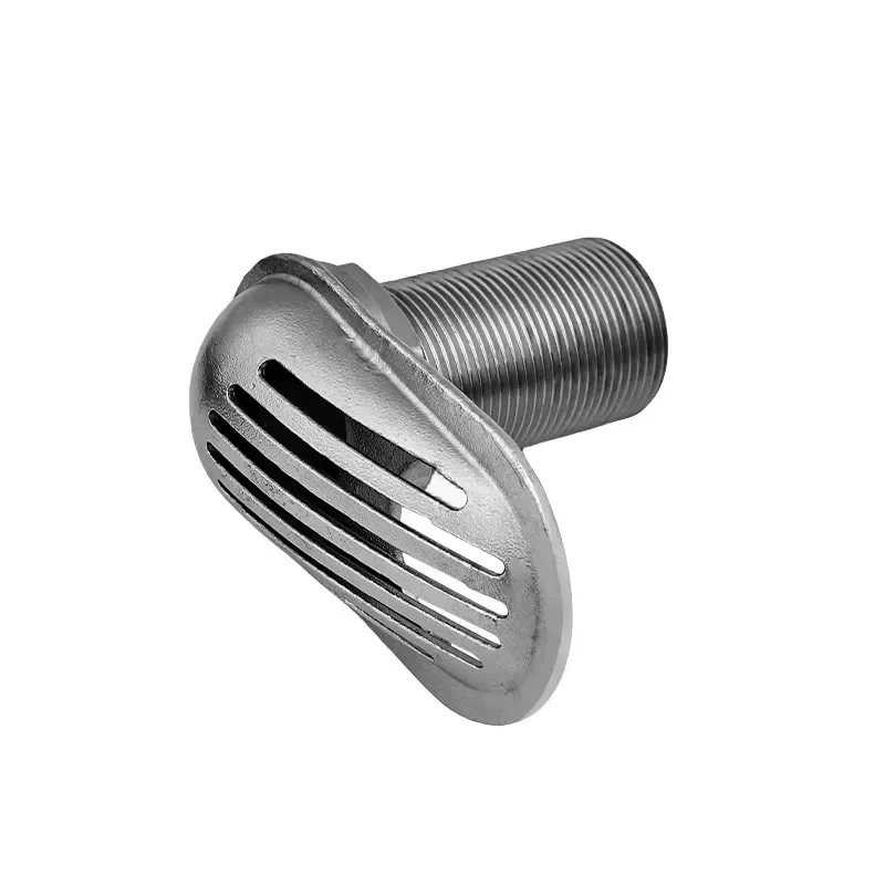 316 Stainless Steel Marine Deck Intake Filter 3 Inch Hardware Accessories for Boat Yacht Water System Corrosion Resistant