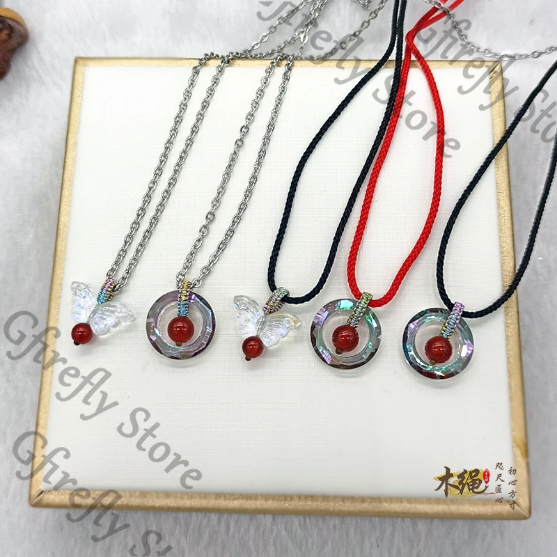 

Collarbone Chain Necklace Pendant Anime Colleagues Amulet Cosplay Heaven Official's Blessing Pendants Hua Cheng Neck Gift