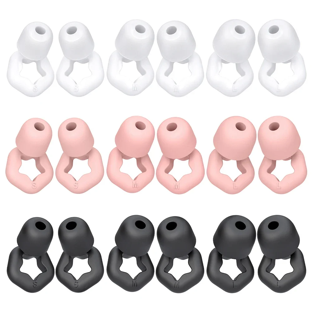 Silicone Noise Canceling Earplugs Reusable Noise Prevention Earplugs Hearing Protection Earplugs for Concert Work