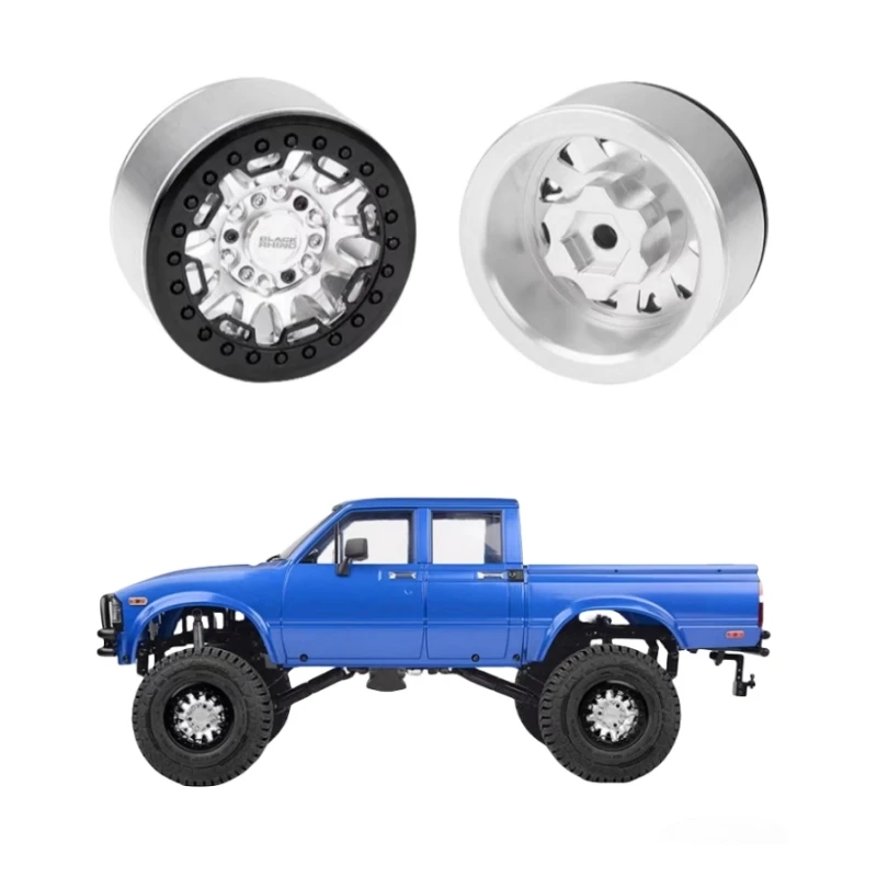 1.9'' inch Beadlock Wheels Hub fit for RC4WD Trail finder 2 Chassis LWB Mojave II Four Door Body Crawler Car RC 1/10 scale