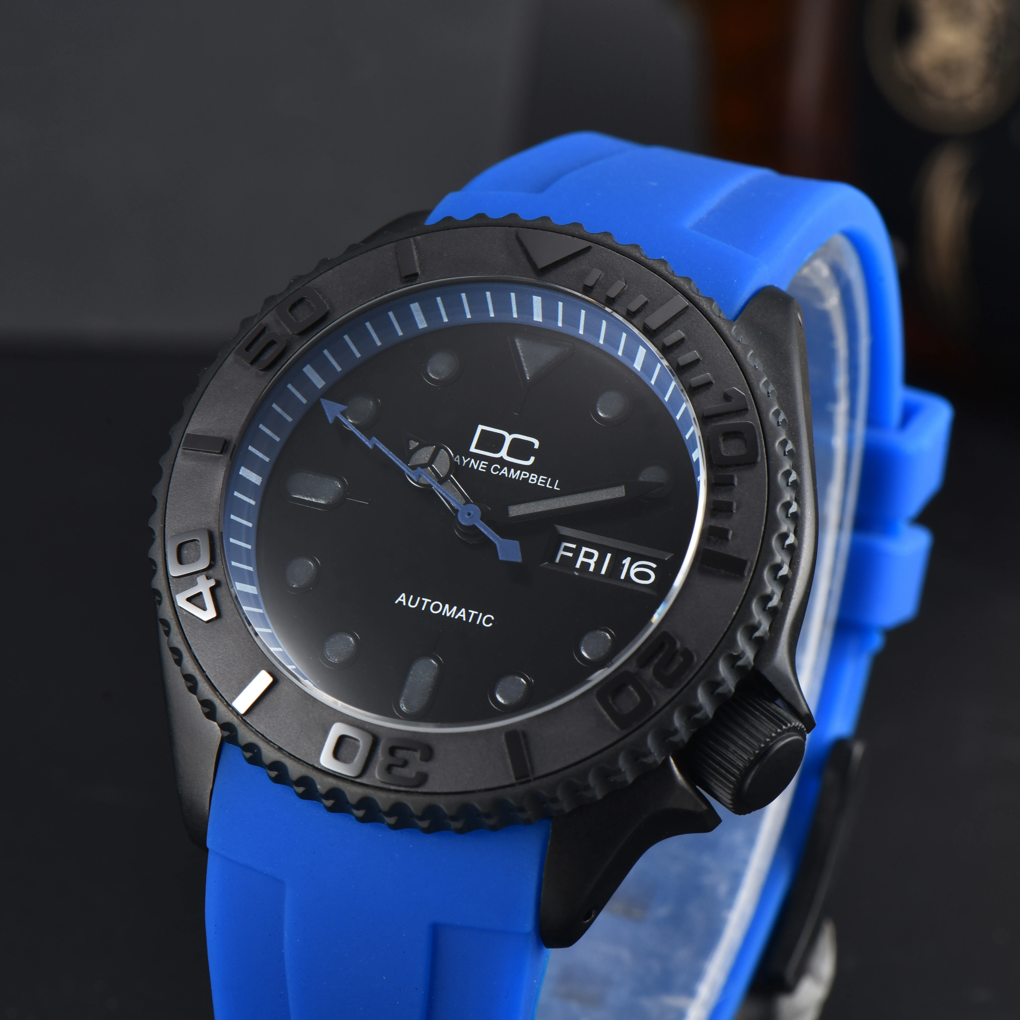 42mm men's mechanical watch with NH36 movement, water-resistant sapphire glass, luminous hands, automatic mechanical movement