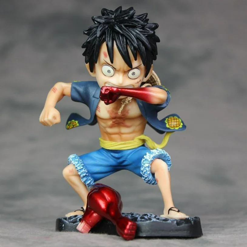 ONE PIECE Luffy GK เปลี่ยนเปลี่ยนแขนร้อนการ์ตูนตุ๊กตาตกแต่งตุ๊กตาคอลเลกชันของเล่นเด็กของขวัญตุ๊กตา Deskto