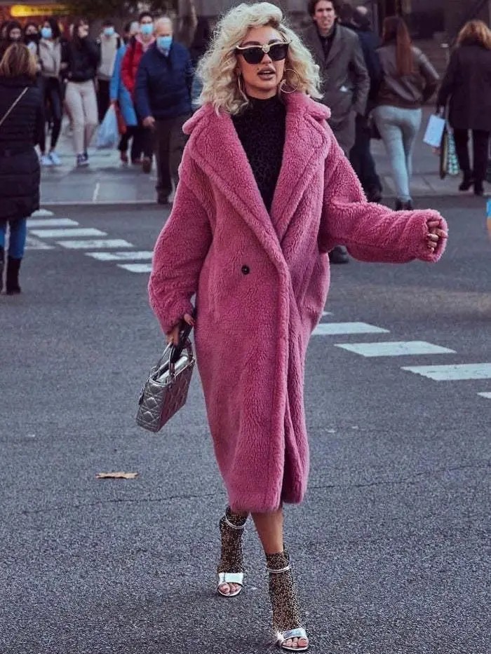 

Trench Coat Female Loose-Fit Fashionable Spring Autumn Oversize Overwear Trun-Down Maxi Warm Slimming Classic Buttons Midi