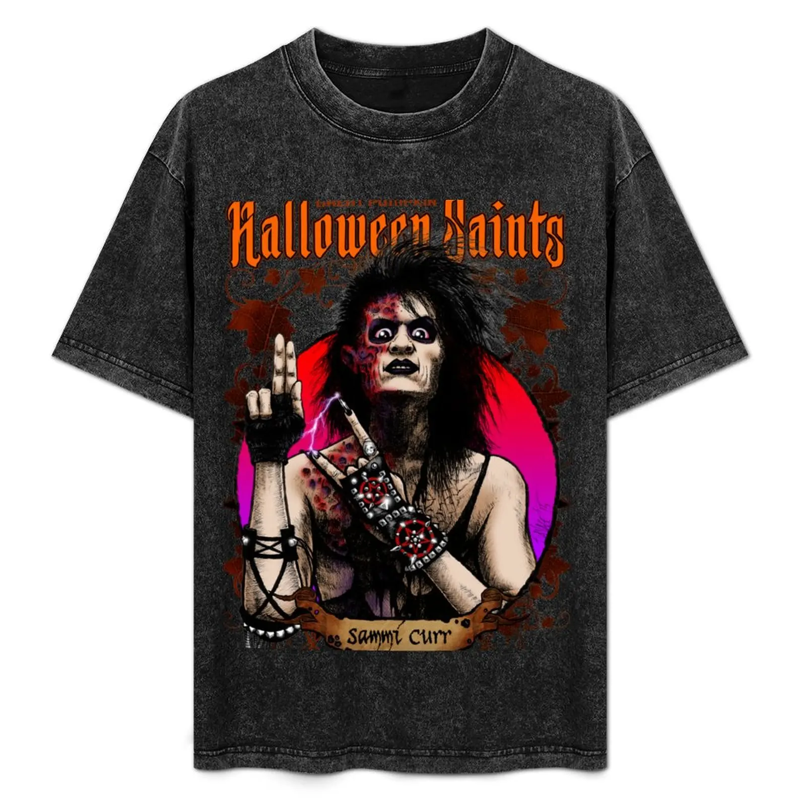 

Halloween Saints: Sammi Curr T-Shirt kawaii clothes rapper graphic tees oversized t shirt vintage t shirts shirts men graphic