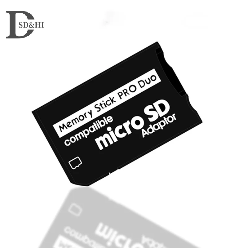 Micro SD SDHC TF к Memory Stick MS Pro Duo P-S-P Адаптер-конвертер карты Plug and Play Card Reader