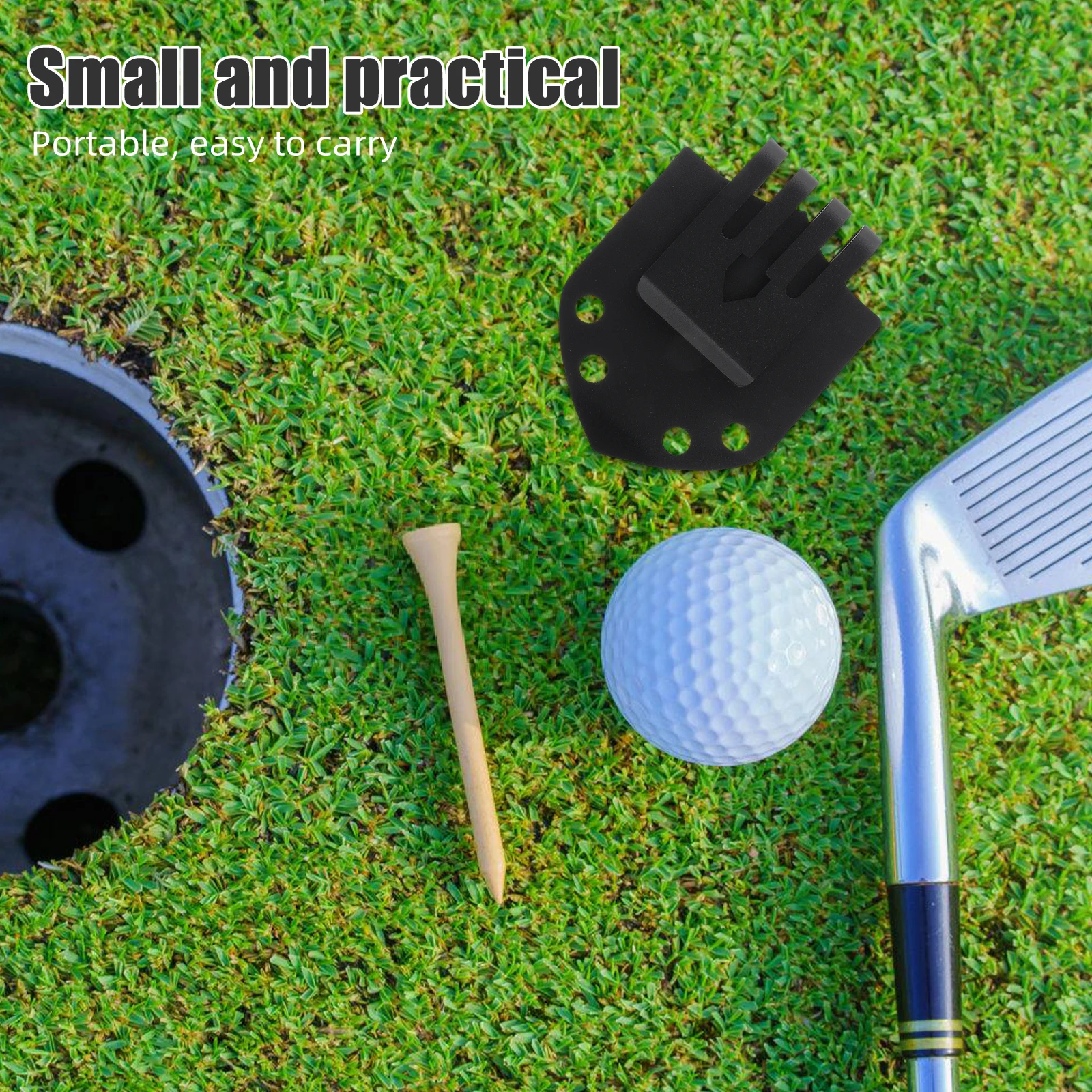 

Durable Metal Golf Bag Clip Holder Organizer for Towels Gloves Golf Accessories Holder Metal Landing Pad for Bag