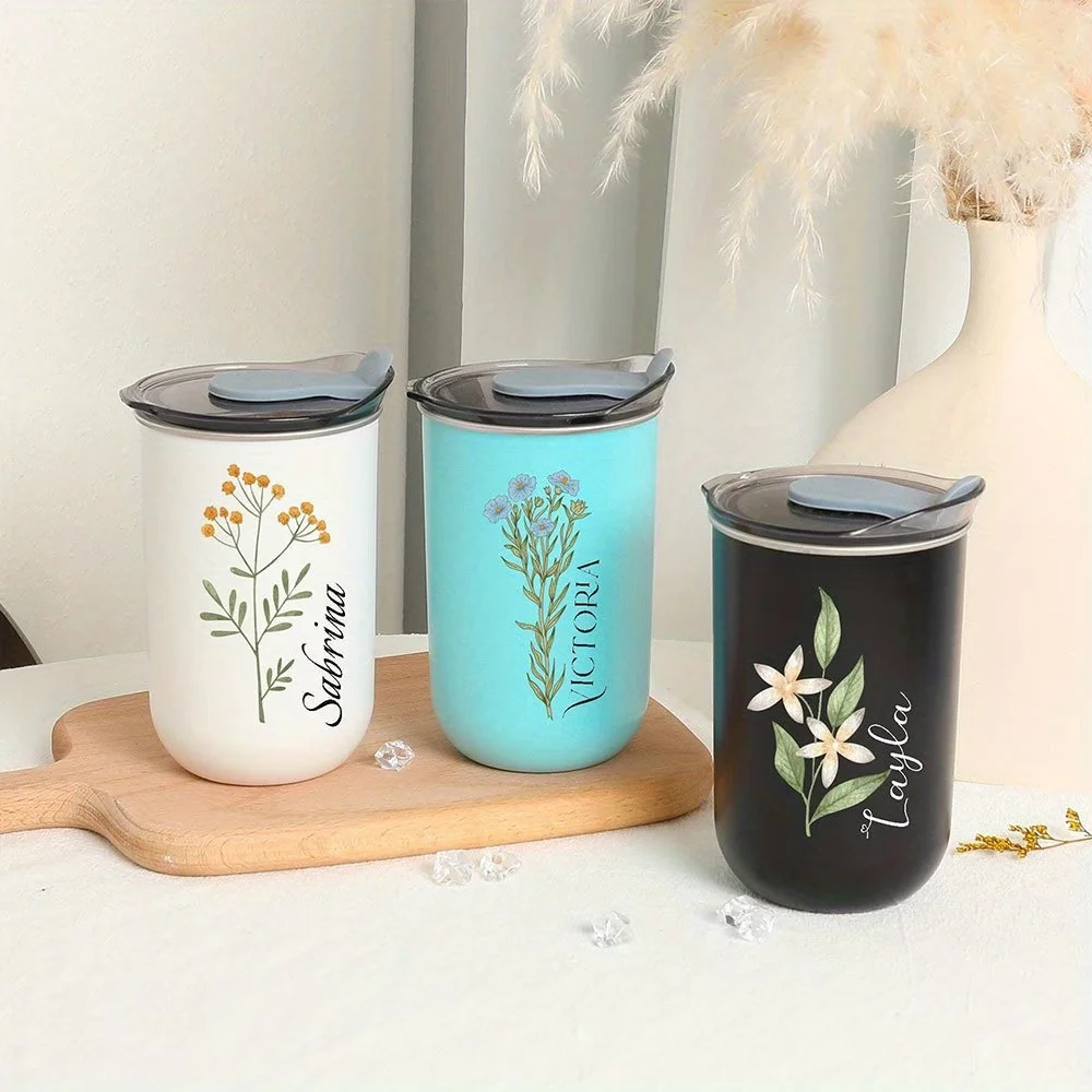 Tazas florales personalizadas  - Coffee Equipment With Name reseña y precio