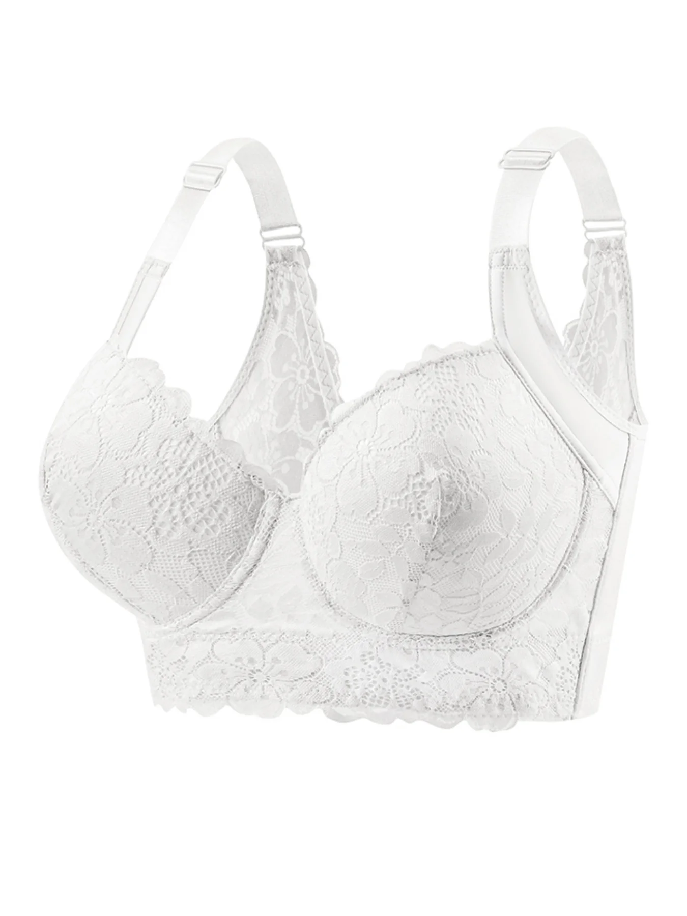 Lace bra, comfortable and breathable bra, sports bra with steel rims to prevent sagging, sexy women's underwear