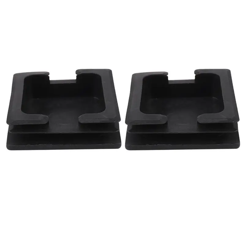 A74E-75Mm X 75Mm Plastic Square Caps Tube Pipe Inserts End Blanking 6 Pcs