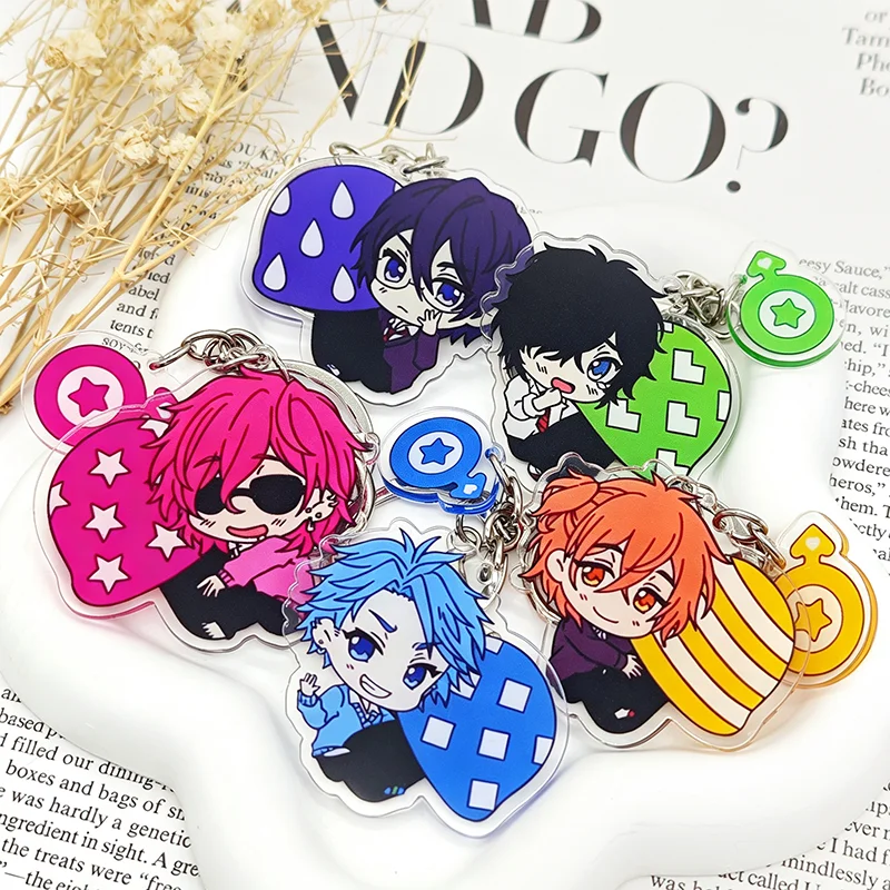 Anime Yuri Ayato Tōno Takashi ‌ Llavero de Cosplay de Tooru Fujisaki Itome Kōshirō, Colgante Acrílico, Accesorio para Bolsa