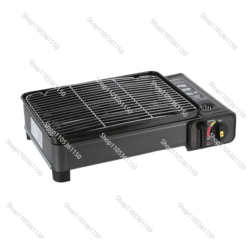 

Portable Camping Barbecue Grill Outdoor Butane Gas Stove Smokeless Meat Grill Home Use(No gas))