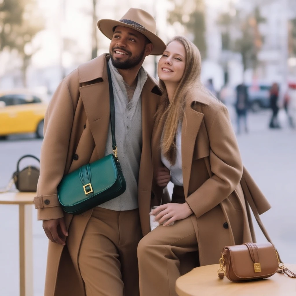 

Classic Green Mini Crossbody Bag With Buckle Versatile Small Square Bag For Motorcycle Equipment And Storage