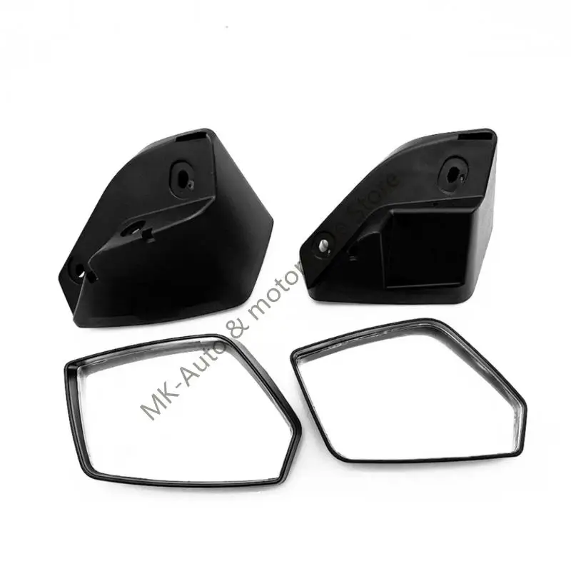 2pcs Wide Rearview Mirror Anti Shake Technology 140 Degree View Aluminum Bracket Marine Safety Accessory 295100748