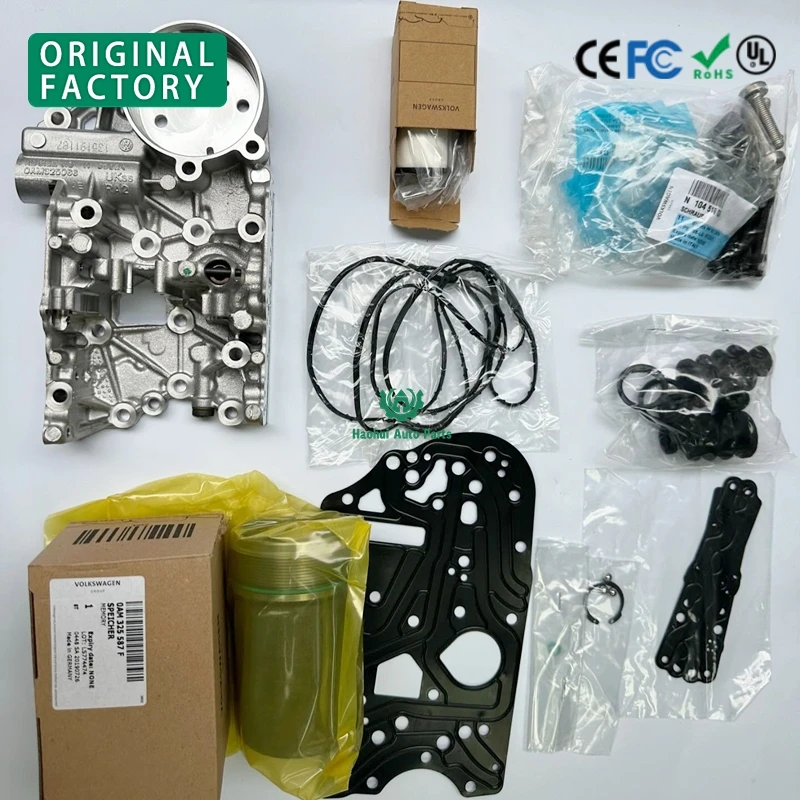Original Genuine DQ200 DSG-7 0AM Mechatronic Repair Kit+Valve body Accumulator Housing for Audi VW Seat Skoda OAM 325066
