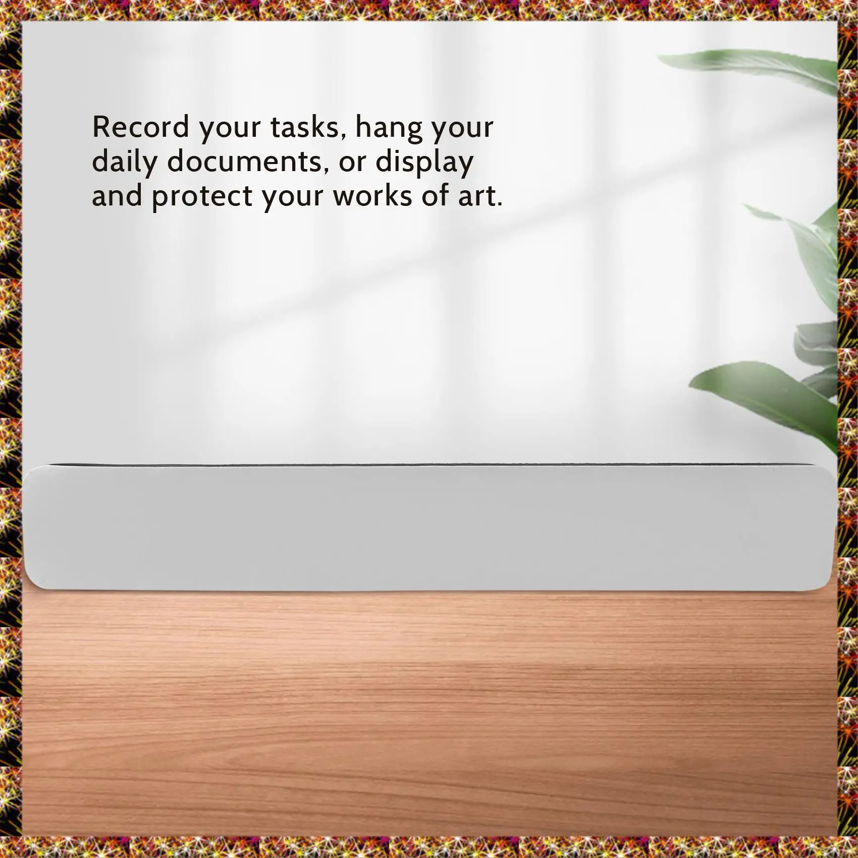 BTCL Combo Bulletin Board Strips - 5 Black Self Adhesive Backing Magnetic Metal Felt Push Pin Bars,Home Office Memo
