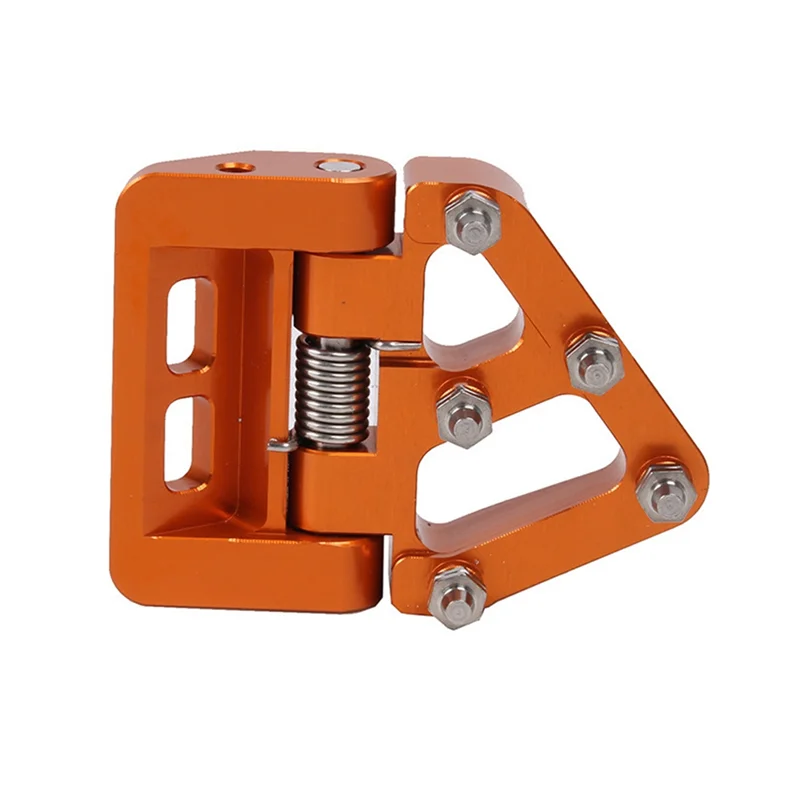 Motorcycle Folding Rear Brake Pedal Step Tip Plate for KTM 125 200 250 300 500 EXC XC XCF XCW SX SXF EXCF TPi 6D(Orange)