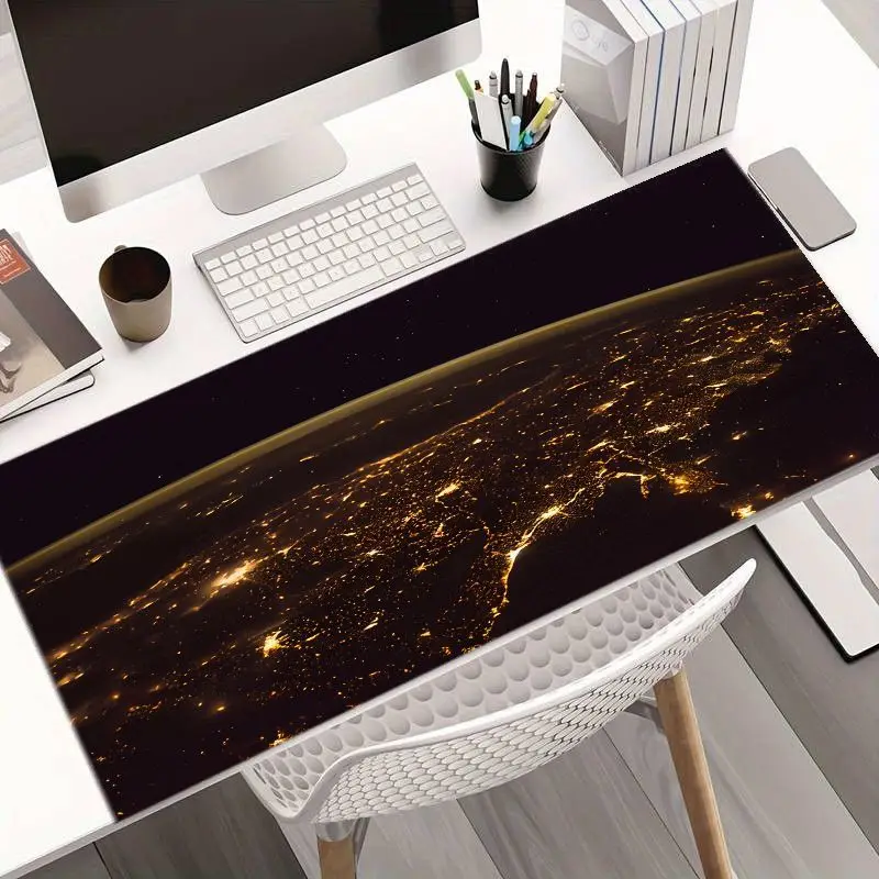 Whimsical Iron Art Mouse Pad Flying Dragon Fantasy Desk Mat Ergonomic Gaming Office Computer Setup Large Cloud Pattern