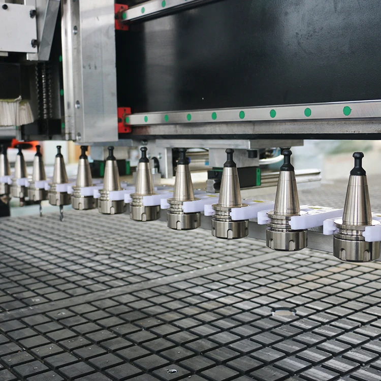 4th Axis Cnc Router Atc 1325 2030 2040 1530 Wood Atc Lift 3d Carving Machine with Rotary Axis for Wooden Door Design