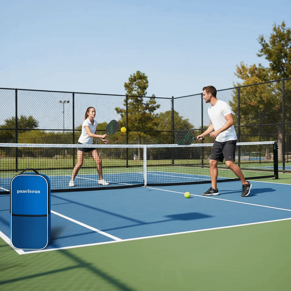 

Fiberglass Surface Pickleball Racket Lightweight Honeycomb Core Pickleball Paddle Set Non-Slip Grip Durable