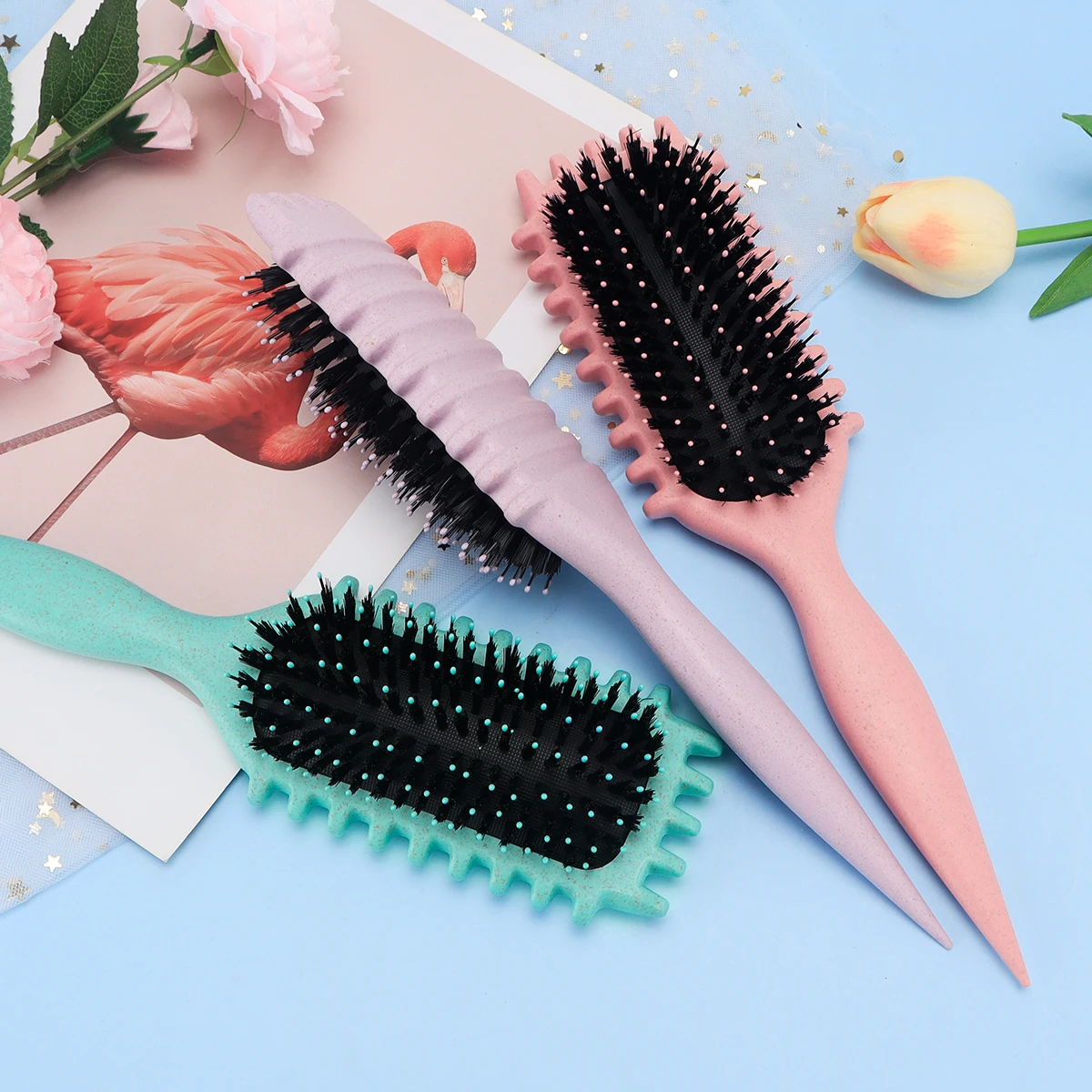

Professional Hair Brush Anti-Static Safety Massage Airbag Comb Plastic Practical Care Multi-Purpose Fashionable Comb Styling