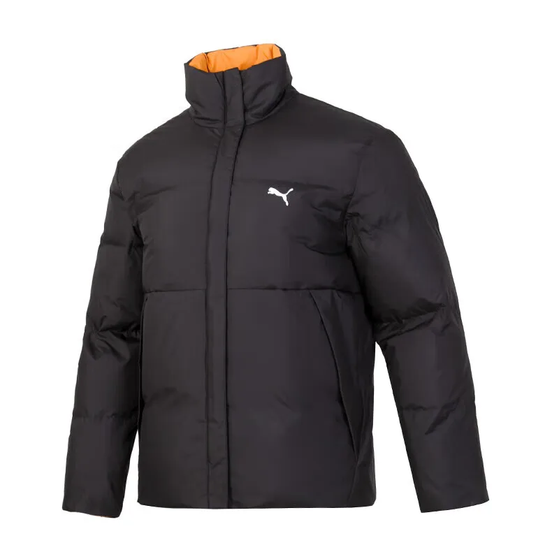 Puma men's and women's wear 2024 winter new standing collar cold warm down jacket on both sides to wear down jacket 685320-01