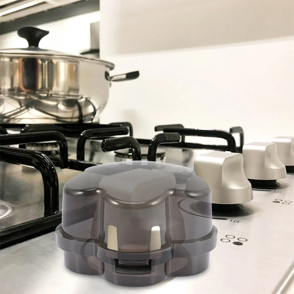 

6 шт., защитная крышка для ручки газовой плиты, защита от детей, прозрачная ручка для духовки, защита газовой горелки для детей, замок для детской духовки