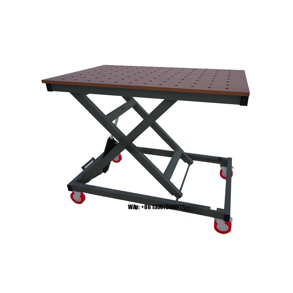 Heavy-Duty Scissor Workbench for Woodworking for Small Workshop Table Use