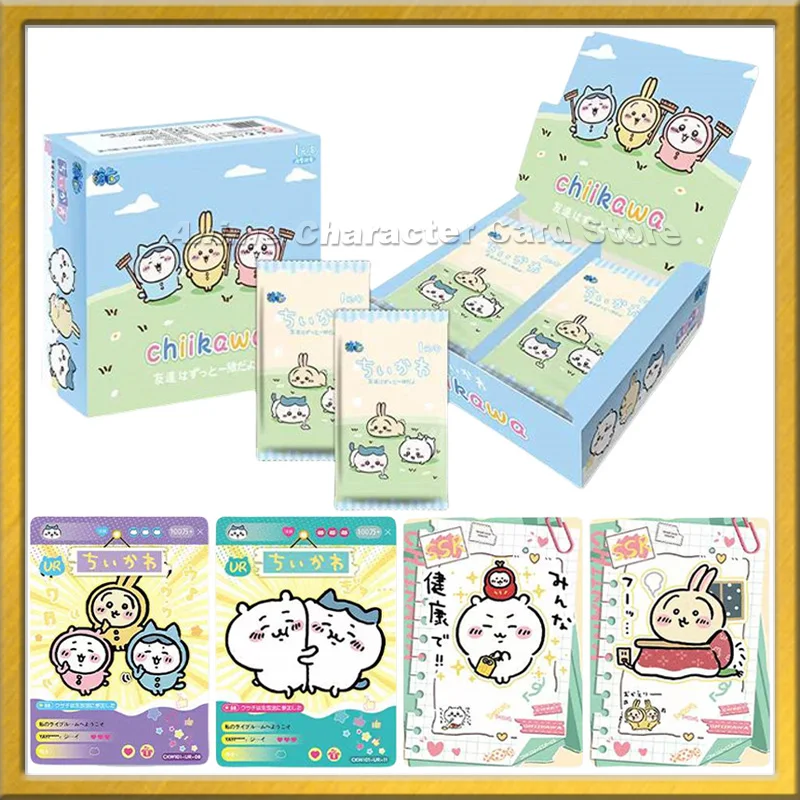 

Chiikawa Card Anime Cute and Fun Collection Trading Cards Board Games Toys Mistery Box Children Birthday Gift for Boys and Girls