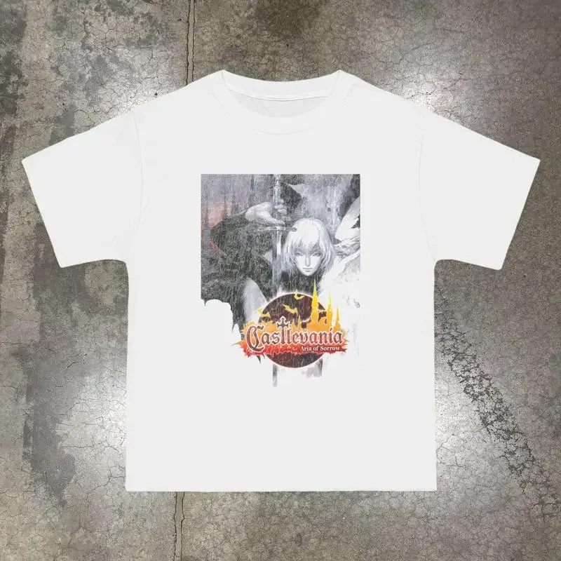 CASTLEVANIA ARIA OF SORROW 2003 VINTAGE REPRINT T shirt