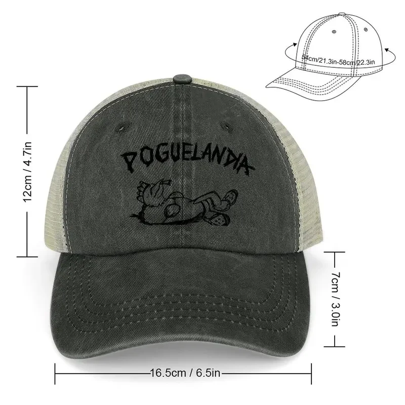 Y2K Poguelandia Cowboy Fishing Rugby New Hat Baseball For Men Women'S