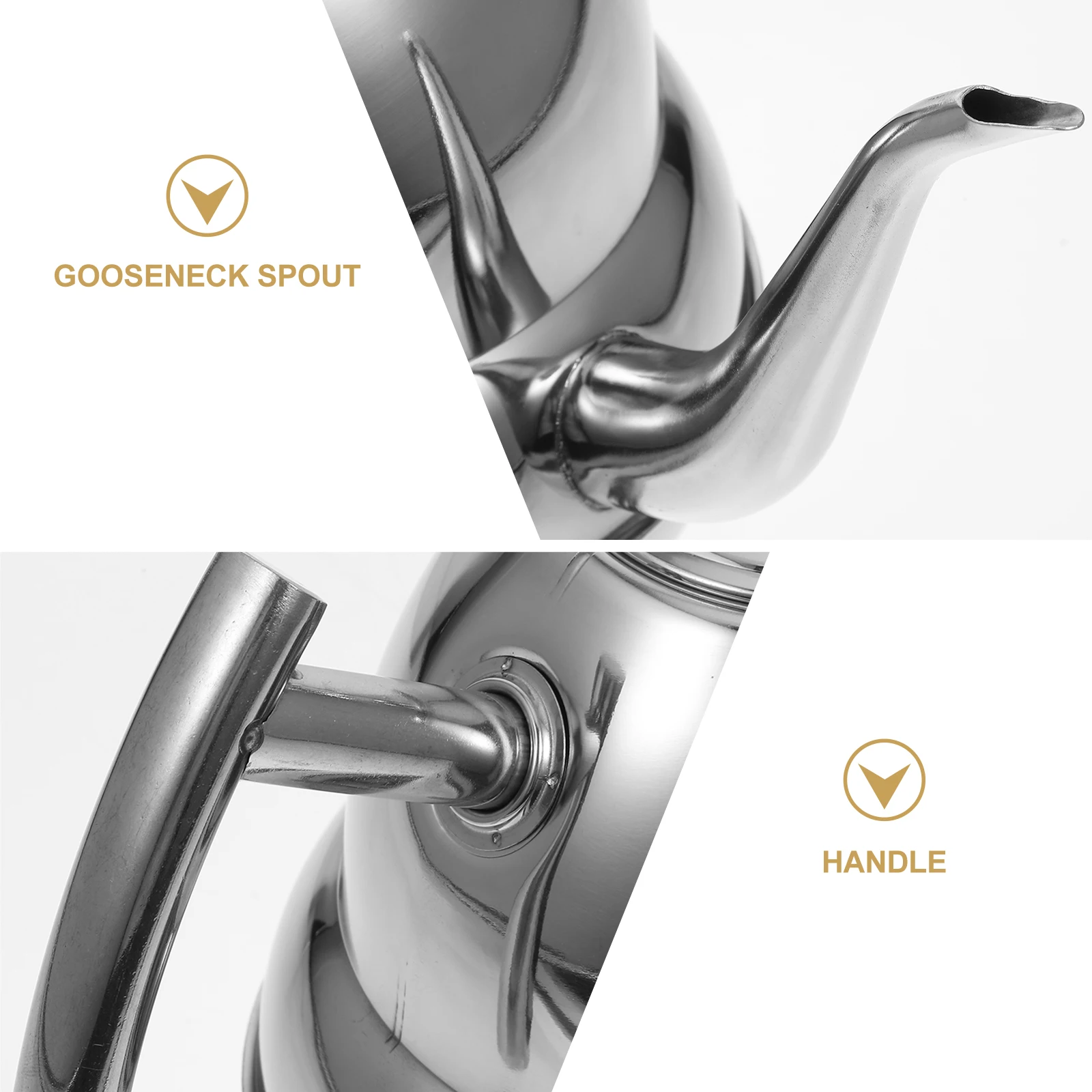 

1pc Stainless Steel Teakettle Household Kettle Heat Resistant Large Capacity Water Boiling Pot For Home Office Tea Coffee Filter