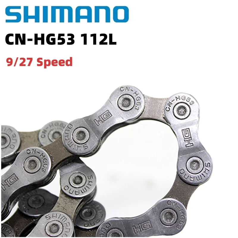 SHIMANO ALIVIO HG53 Bicycle chain M3100 9 Speed 112L Links for MTB Bike Chain Original Bike Parts Super Narrow HYPERGLIDE Chain