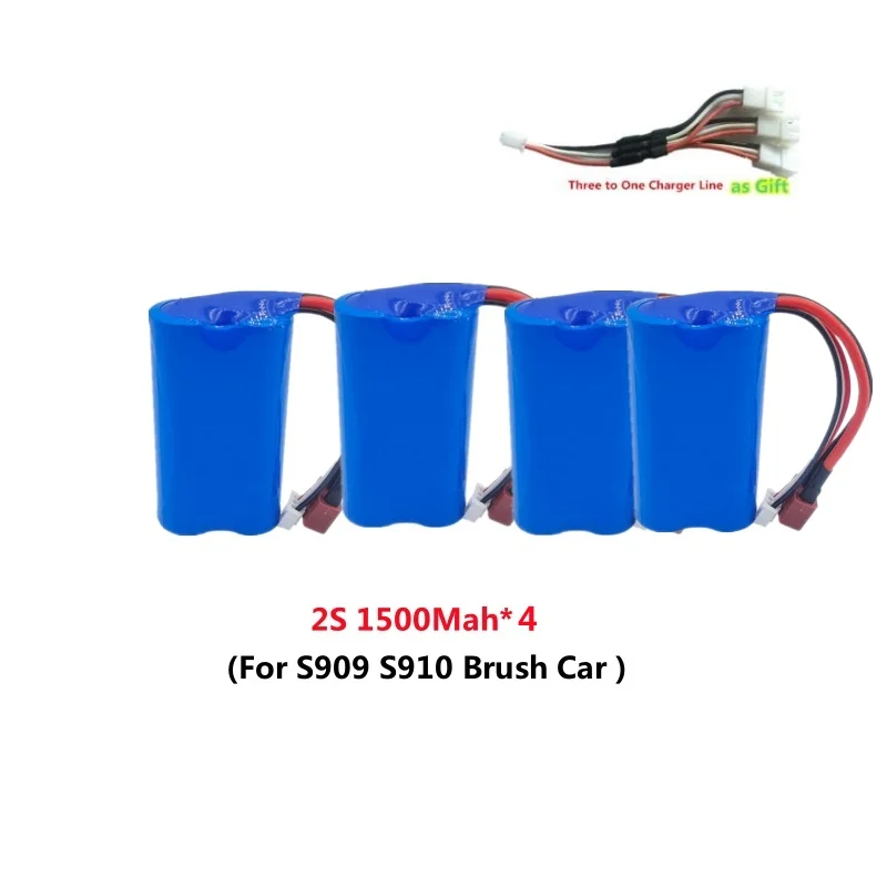 S909PRO S910PRO فرش التحكم عن بعد RC بطارية السيارة 7.4 فولت 2S 1500 مللي أمبير بطارية 11.1 فولت 3S 2000 مللي أمبير بطارية S910 برو سيارة 3S البطارية